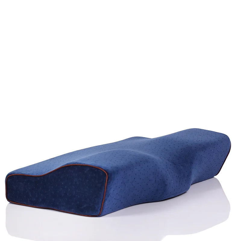 YR Memory Foam Pillow for Sleep Cervical Pillows Butterfly Shaped Memory Pillows Relax the Cervical Spine Adult Slow Rebound