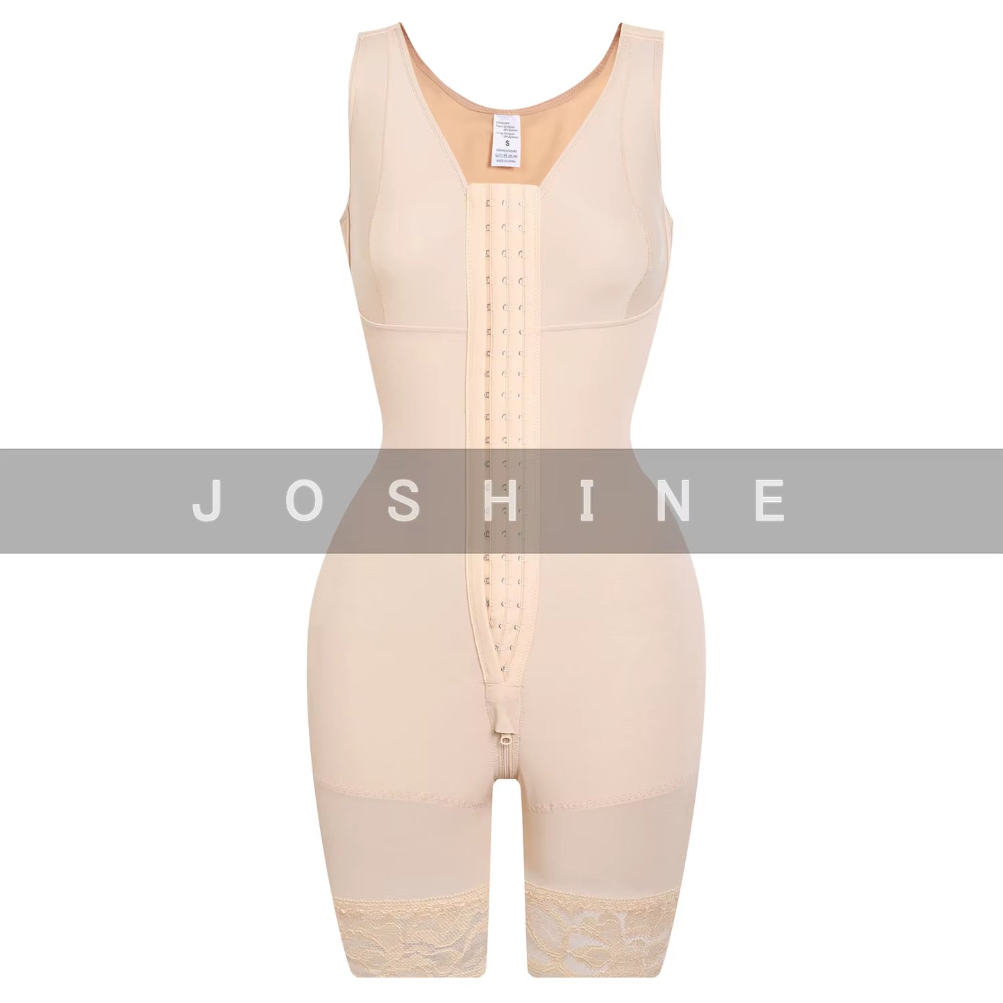 Full Body Shaper High Compression Shapewear Girdle with Brooches Bust for Postpartum Slimming Sheath Belly Fajas Colombianas