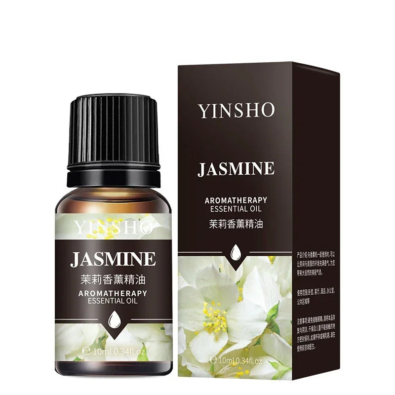 17Flavors 10Ml Essential Oil for Aroma Diffuser Airhumidifier Home Water-Soluble Lavender Rose Car Air Fresheners Perfume Refill