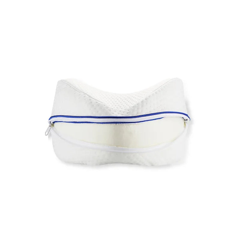 1Pc Leg Pillow Memory Cotton Slow Rebound Leg Pillow Side Lying Heart Shaped Memory Cotton Vein Cushion Leg Pillow