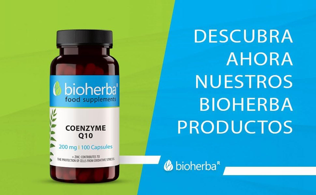 Coenzima Q10 – 100 Cápsulas De 200 Mg | Complemento Con Zinc – Bioherba (1)