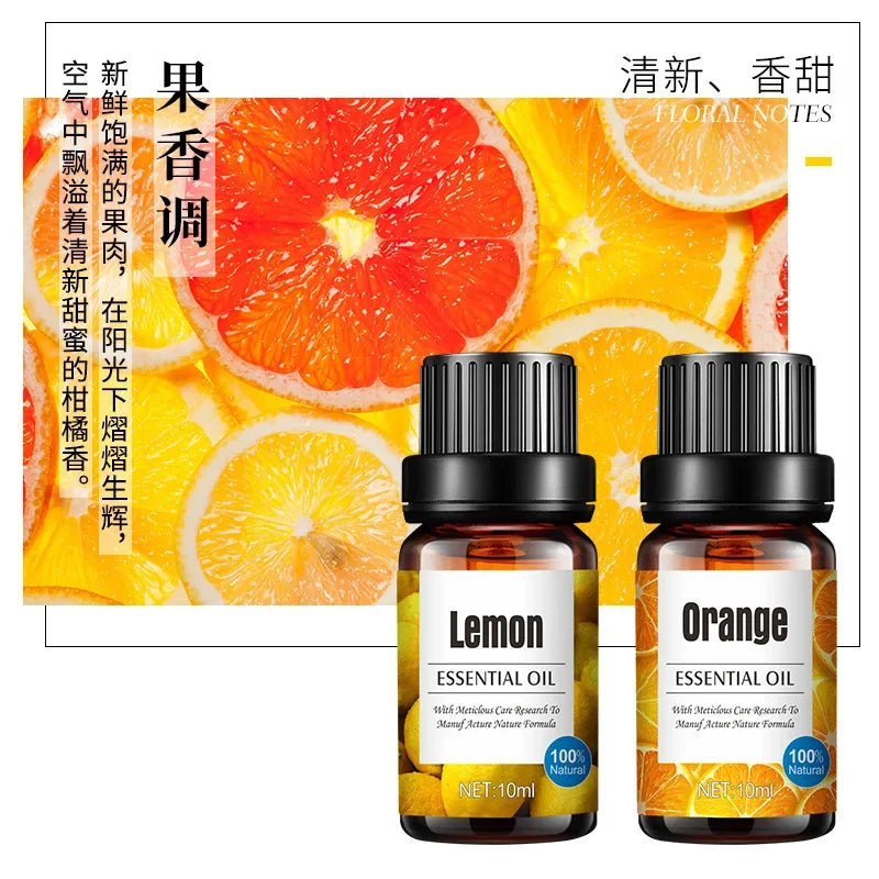 10Ml Lavender Plant Lemon Essential Oil,The Humidifier Uses Water-Soluble Aromatherapy Rose Essential Oil Aromatherapy