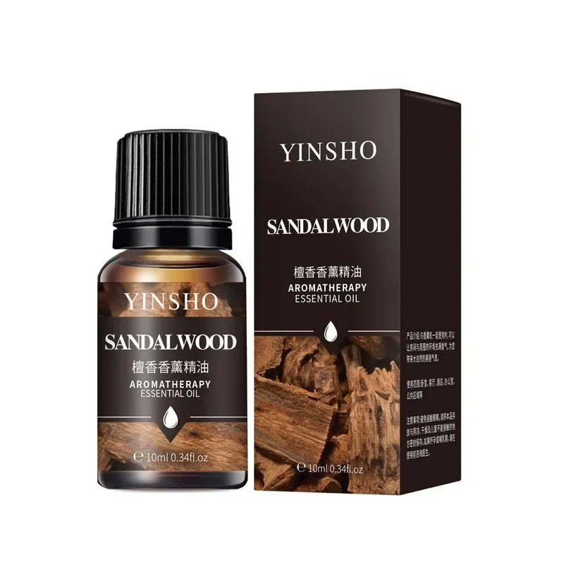 17Flavors 10Ml Essential Oil for Aroma Diffuser Airhumidifier Home Water-Soluble Lavender Rose Car Air Fresheners Perfume Refill