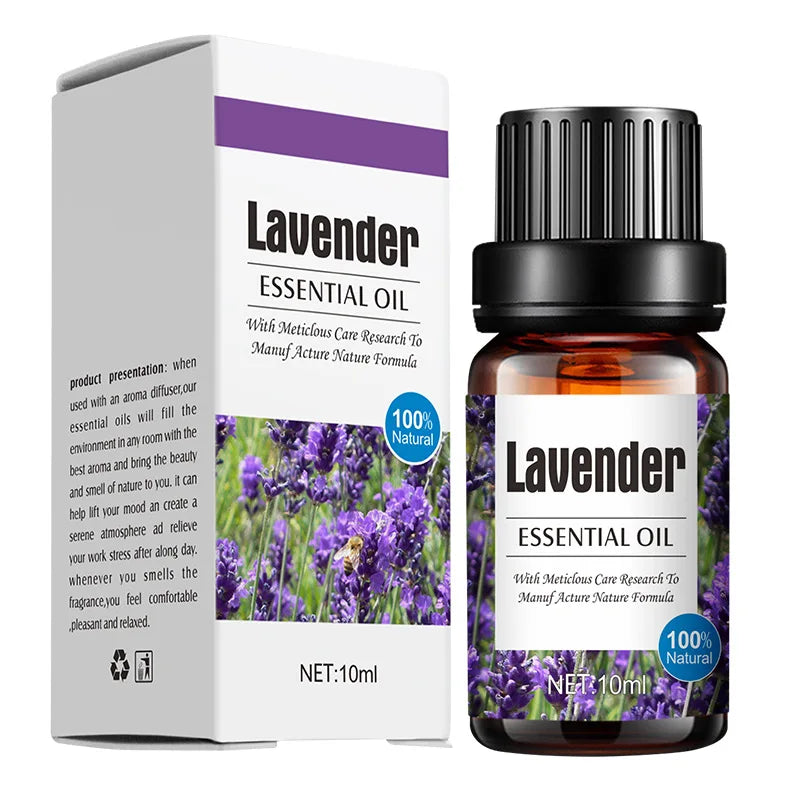 10Ml Lavender Plant Lemon Essential Oil,The Humidifier Uses Water-Soluble Aromatherapy Rose Essential Oil Aromatherapy