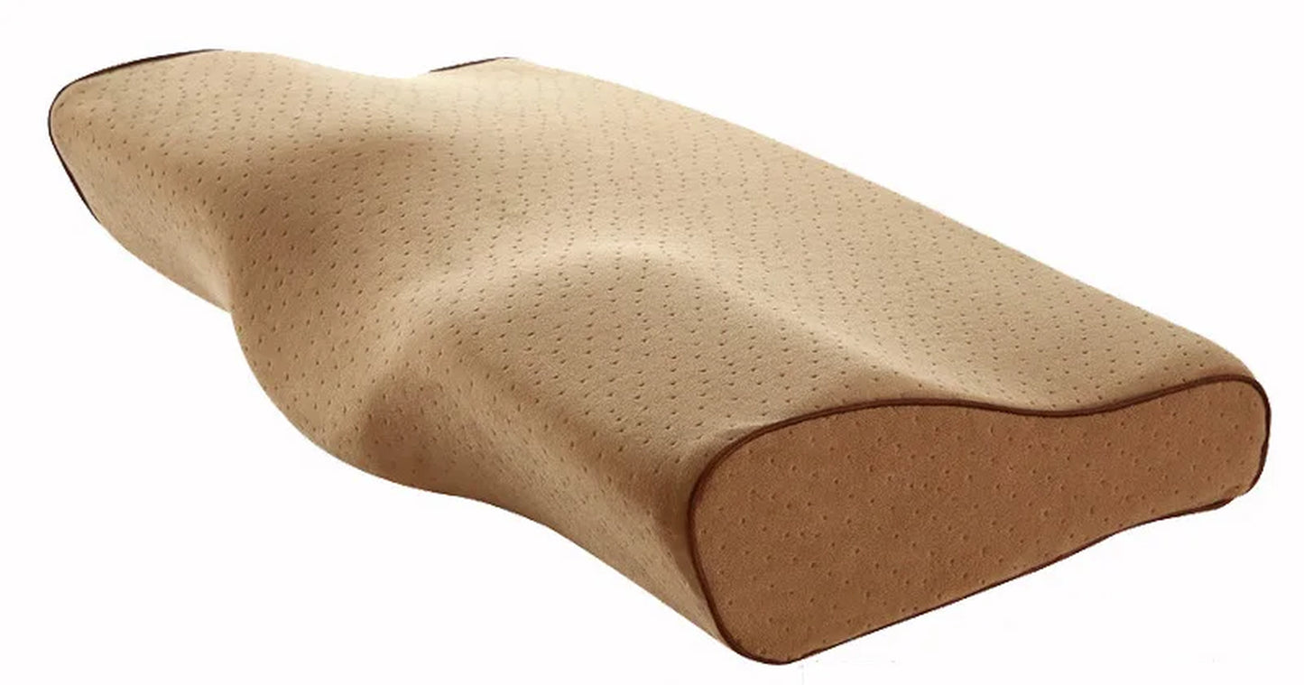 YR Memory Foam Pillow for Sleep Cervical Pillows Butterfly Shaped Memory Pillows Relax the Cervical Spine Adult Slow Rebound