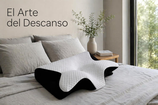 almohada cervical con memoria de forma de rebote lento