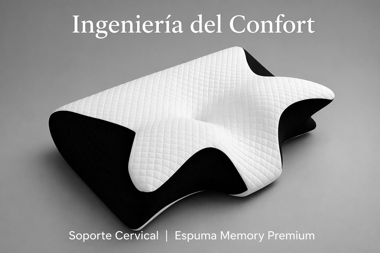 almohada cervical con memoria de forma de rebote lento
