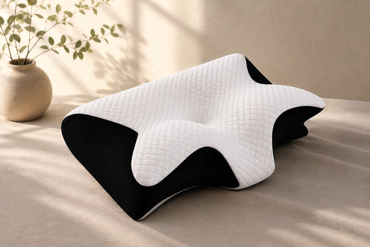 Almohada Cervical de Espuma Viscoelástica – Soporte Ergonómico para Cuello y Columna