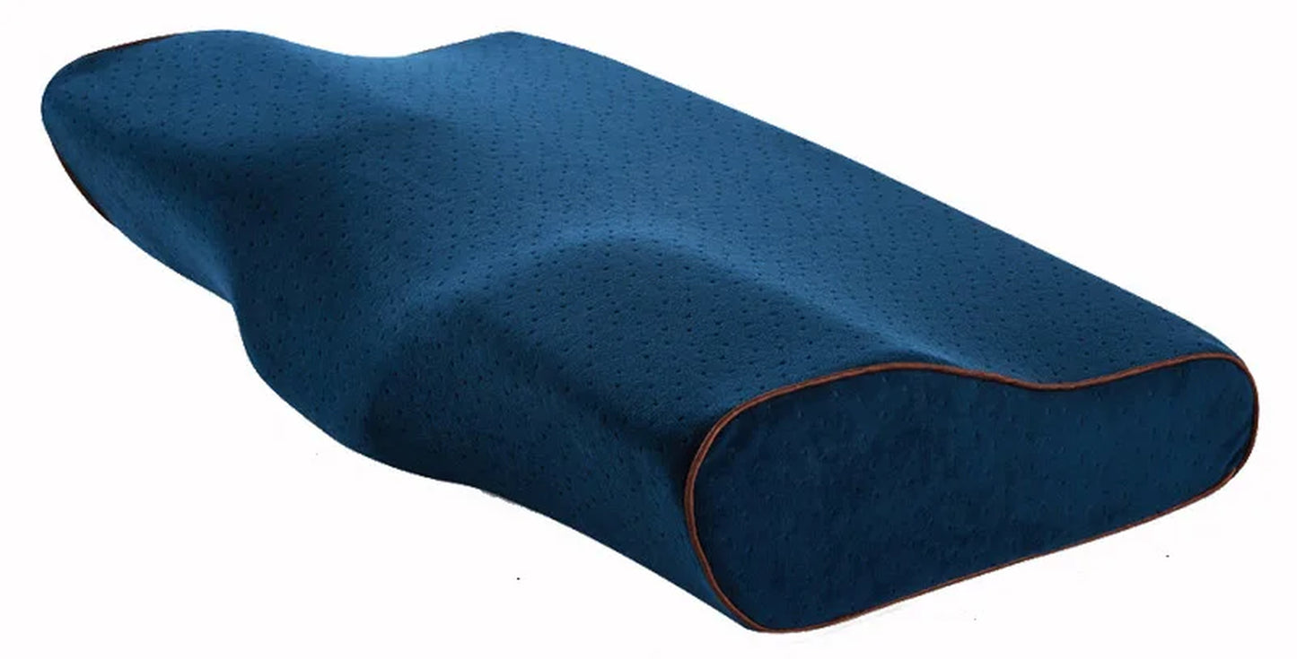 YR Memory Foam Pillow for Sleep Cervical Pillows Butterfly Shaped Memory Pillows Relax the Cervical Spine Adult Slow Rebound