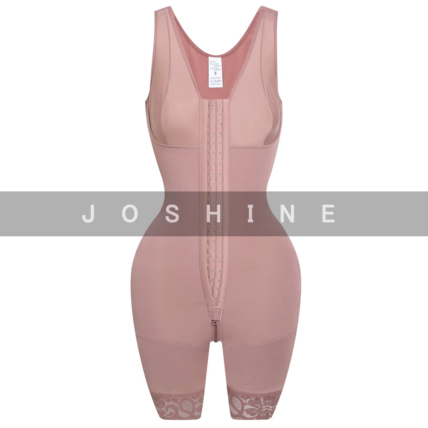 Full Body Shaper High Compression Shapewear Girdle with Brooches Bust for Postpartum Slimming Sheath Belly Fajas Colombianas