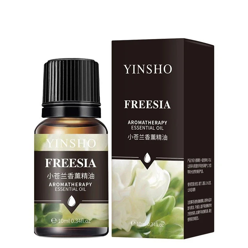17Flavors 10Ml Essential Oil for Aroma Diffuser Airhumidifier Home Water-Soluble Lavender Rose Car Air Fresheners Perfume Refill
