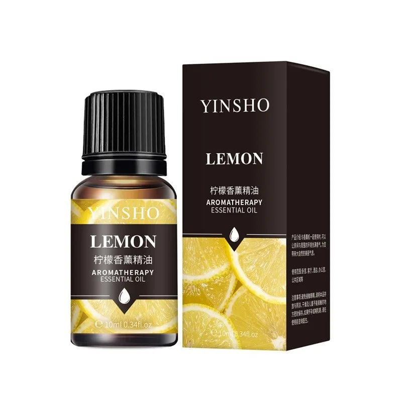 17Flavors 10Ml Essential Oil for Aroma Diffuser Airhumidifier Home Water-Soluble Lavender Rose Car Air Fresheners Perfume Refill