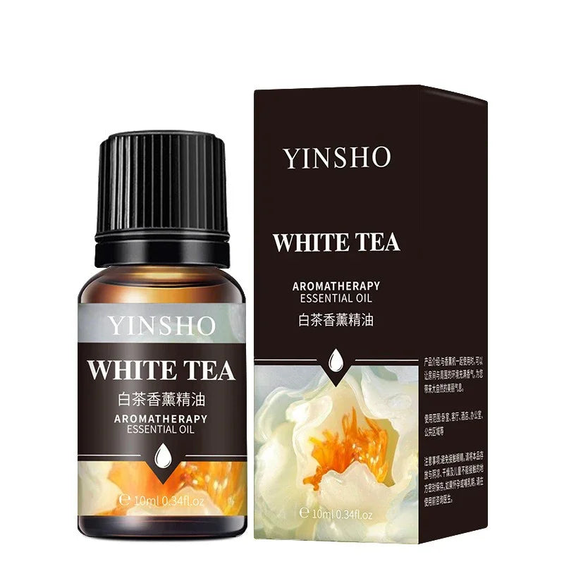 17Flavors 10Ml Essential Oil for Aroma Diffuser Airhumidifier Home Water-Soluble Lavender Rose Car Air Fresheners Perfume Refill
