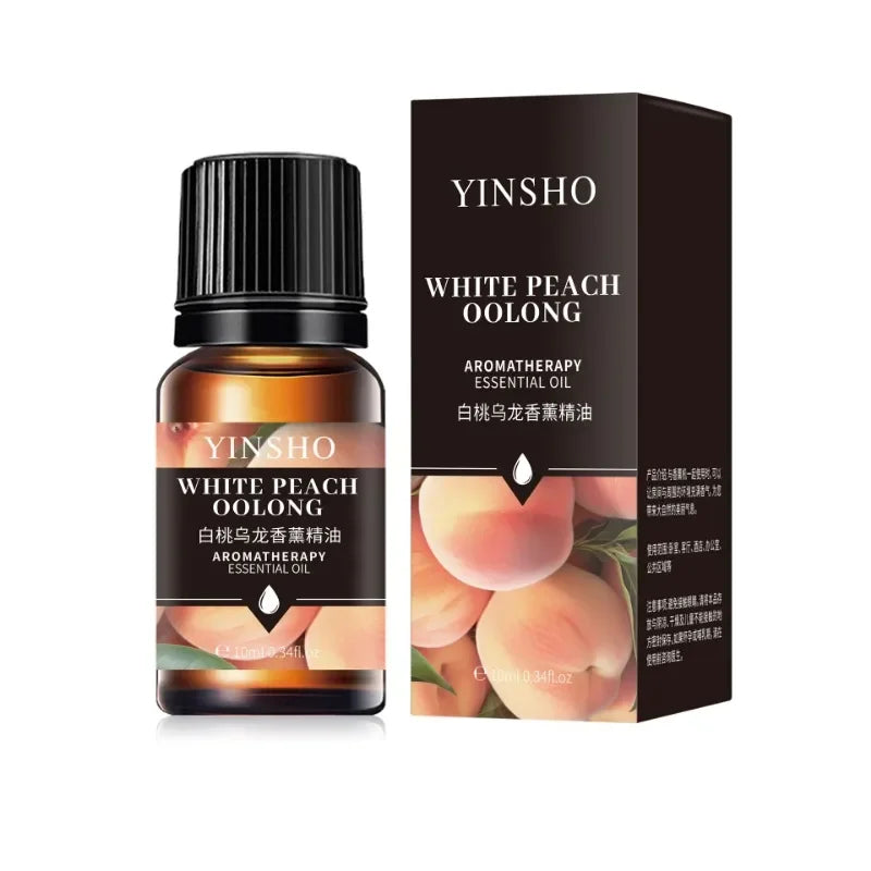 17Flavors 10Ml Essential Oil for Aroma Diffuser Airhumidifier Home Water-Soluble Lavender Rose Car Air Fresheners Perfume Refill